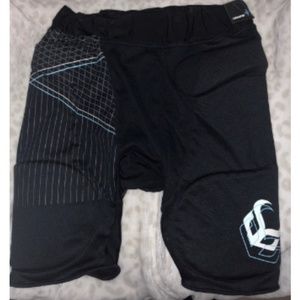 DEMON BLACK BIKE SHORTS SIZE S